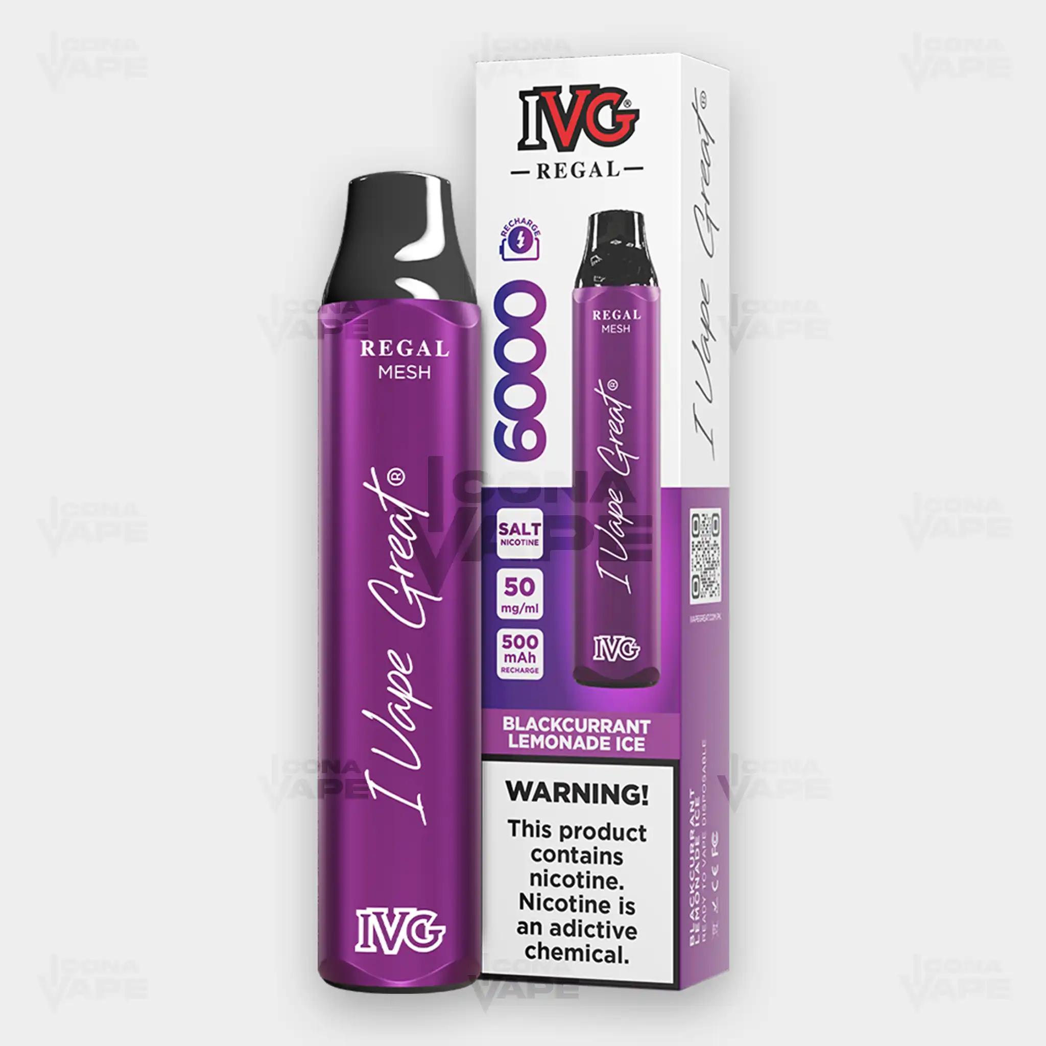 IVG REGAL MESH 6000 PUFFS DISPOSABLE VAPE - Image 3